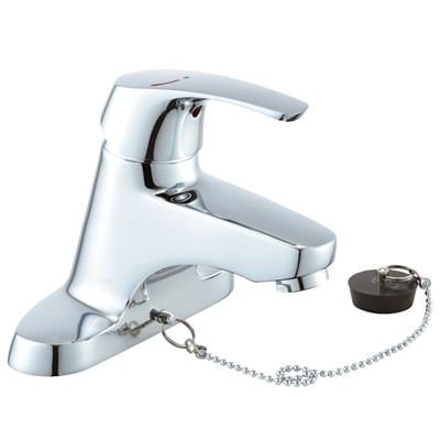 ▲LIXIL INAX【LF-B355SY】シングルレバー混合水栓 EC/センターセットタイプ ビーフィット エコハンドル ゴム栓式