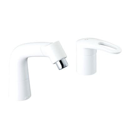 ▲LIXIL INAX【LF-HX360SYR/BW1】マルチシングルレバー混合水栓 泡沫式 FWP/FYP洗面タイプ エコハンドル 抗菌ハンドル L-2297専用