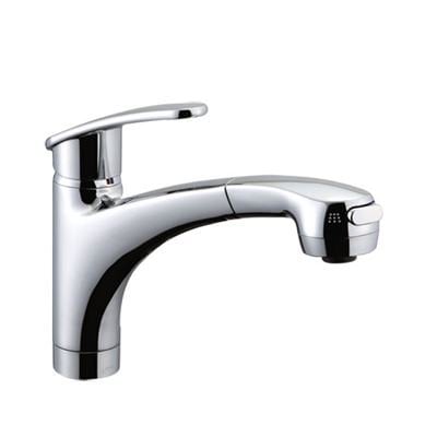 ▲LIXIL INAX【SF-A451SYXNU】ハンドシャワー付シングルレバー混合水栓 アウゼ エコハンドル 寒冷地仕様 キッチン用