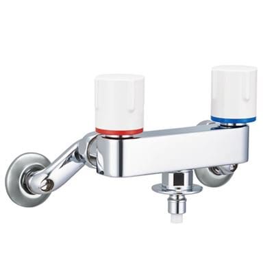 ▲LIXIL INAX【SF-WL63KQA】洗濯機用水栓金具 緊急止水弁付2ハンドル 混合水栓