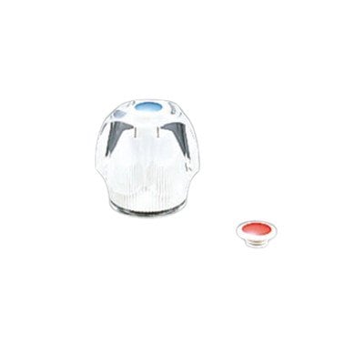 ▲LIXIL INAX【A-080】Ｇハンドル部 樹脂製 表示ボタン＋青・赤ビス付 水栓金具