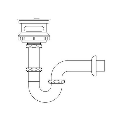 ♪LIXIL INAX【SF-21PAM】ユーティリティユニット用排水Ｐトラップ Ｓ－２１Ｓ用排水金具 流し 流し用排水Pトラップ