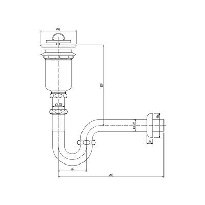 ♪LIXIL INAX【SF-47PA】洗髪器用排水金具 洗面化粧室 洗面器 手洗器 流し用器具 排水金具 壁排水