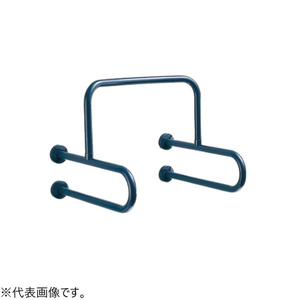 ▲TOTO【T112CU22#DB9】※小便器用手すり パブリック用手すり 樹脂被覆タイプ ディープブルー 受注生産品