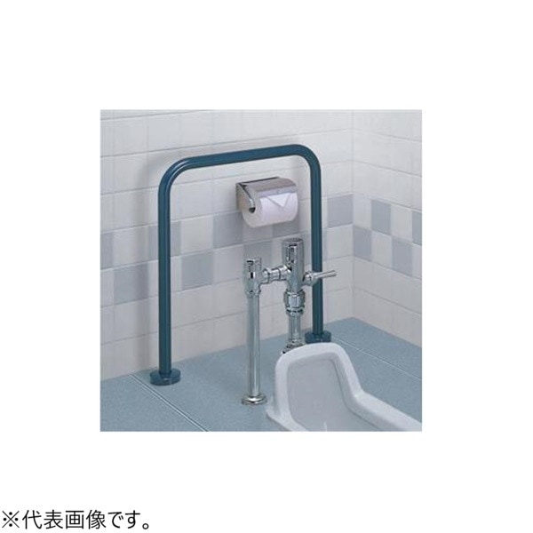 ▲TOTO【T112CW1#DB9】※パブリック用手すり 樹脂被覆タイプ 和風便器用手すり ディープブルー 受注生産品