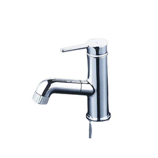 FSL210DZEFT】KVK 洗面用 シングルレバー式シャワー付混合栓(eレバー