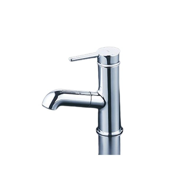 ▲KVK【FSL210DZET】シングル混合栓（ｅレバー） 寒冷地用 混合水栓 蛇口