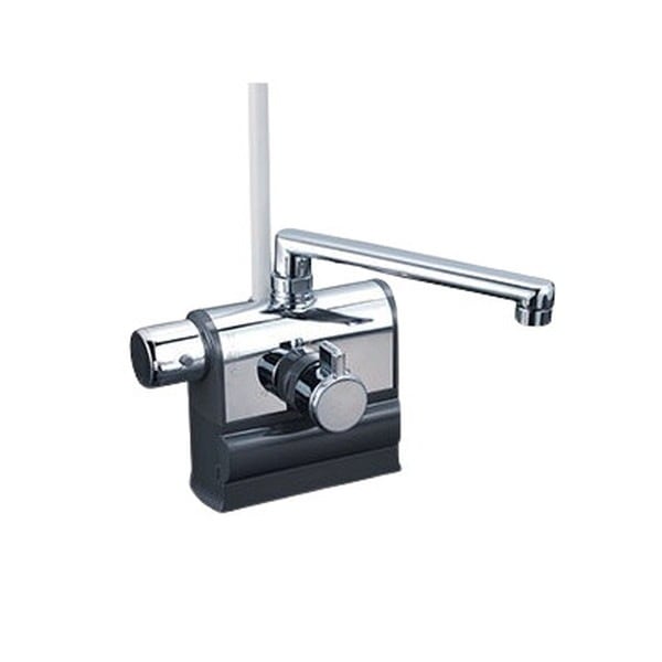 ▲KVK【KF3008LHS】デッキ形サーモスタット式シャワー 浴室用