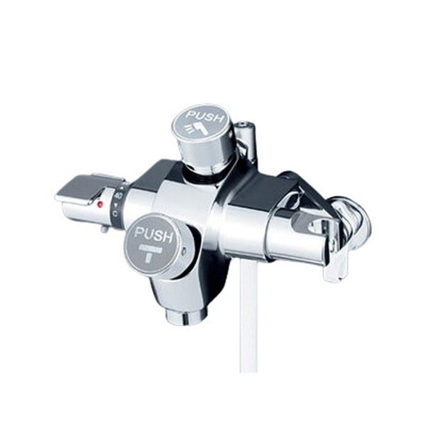 ▲KVK【KF3040N2】自閉式サーモスタットシャワー 浴室用