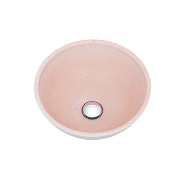 ▲KVK【KV82HR】※※メーカー直送のみ※ 手洗鉢 石焼桃色 