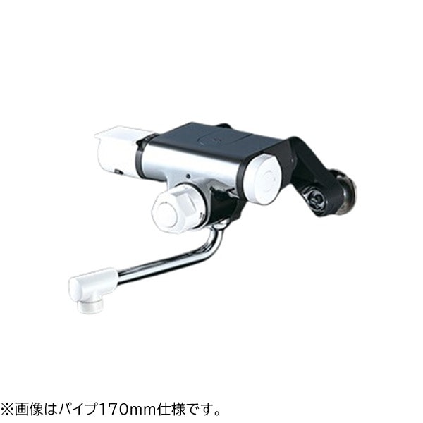 ▲KVK【MTB170KWPR2】定量止水付サーモスタット式混合栓 寒冷地用 浴室用 混合水栓 蛇口