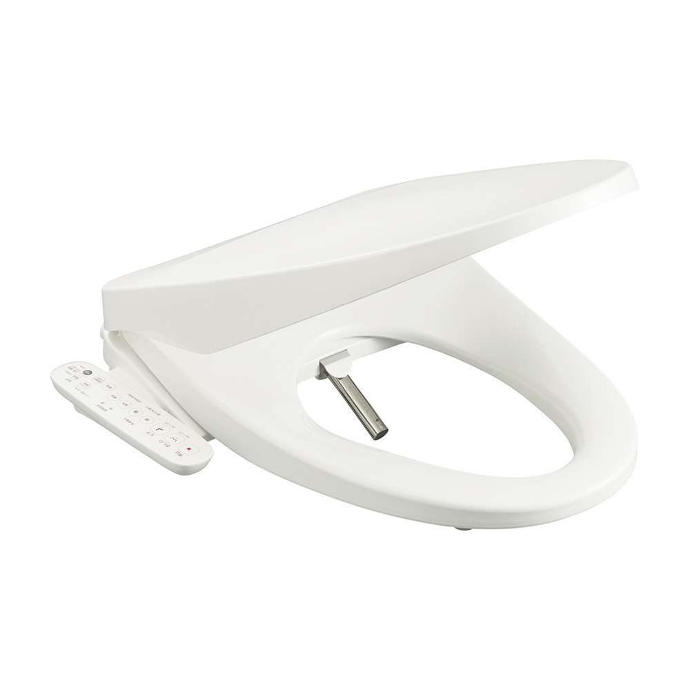 ▲三栄水栓 SANEI【EW9014-W】温水洗浄便座 シャワンザ