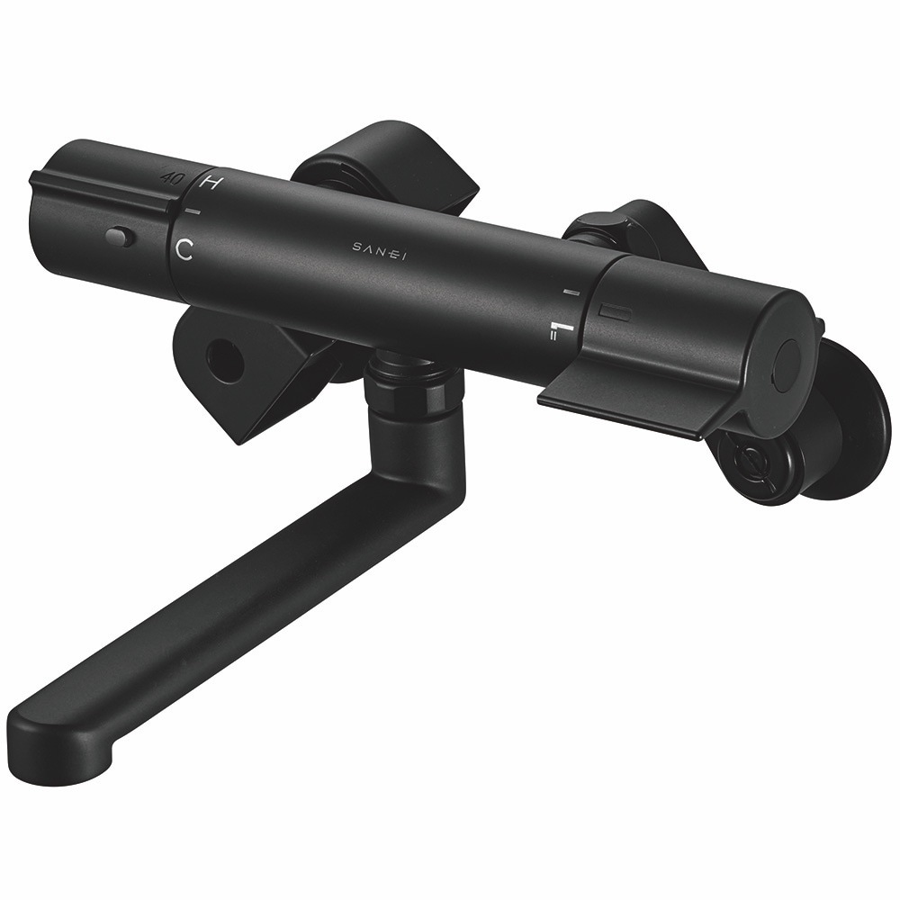 ▲三栄水栓 SANEI【K18C-MDP】サーモ混合栓 受注生産品
