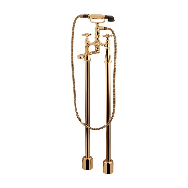 ▲KAKUDAI カクダイ【152-311-AG】※2ハンドルシャワー混合栓 トール アンティークゴールド 混合水栓浴室 蛇口 管理番号：1340