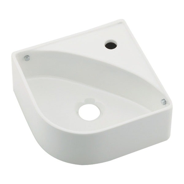 ▲KAKUDAI カクダイ【493-227-W】※※メーカー直送のみ※ 壁掛手洗器 ホワイト 陶器製（美濃焼）管理番号：1870