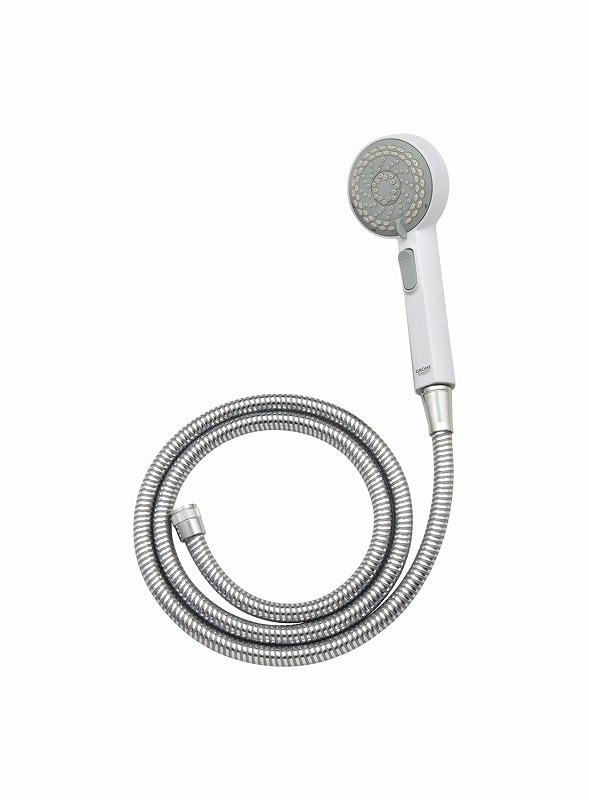 ▲GAONA ガオナ KAKUDAI カクダイ【GA-FH008】シャワーヘッドとホースのセット グローエ ストップ機能付 4段切替 マッサージ 1.6ｍ 160cm 