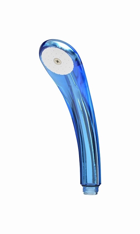 ▲GAONA ガオナ KAKUDAI カクダイ【GA-FA003】クリアシャワーヘッド クリアブルー 低水圧対応 節水30％ エコキュート 個性的 アウトドア 