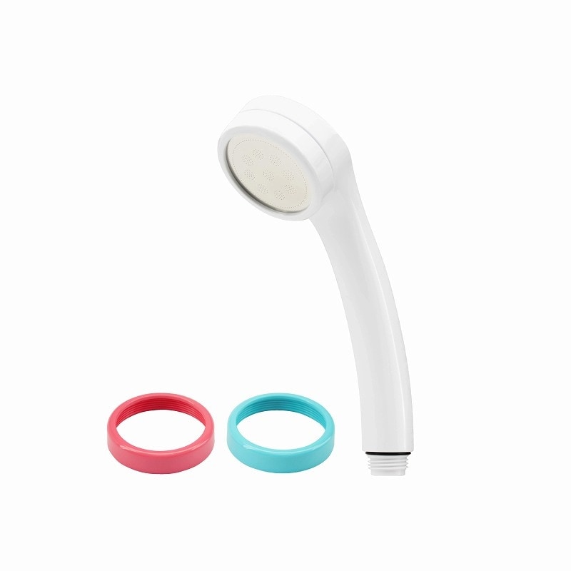 ▲GAONA ガオナ KAKUDAI カクダイ【GA-FA014】シルキーシャワーヘッド 極細水流 低水圧対応 節水30％ エコキュート 柔らかい肌当たり ホワイト 日本製 