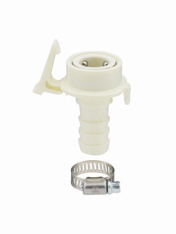 ▲GAONA ガオナ KAKUDAI カクダイ【GA-LB007】洗濯機用 ワンタッチ給水ジョイント （バンド付き 抜け防止 取付簡単） 