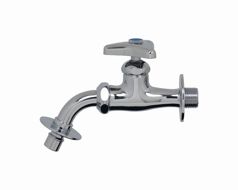 ▲GAONA ガオナ KAKUDAI カクダイ【GA-LA001】赤札見つけ 洗濯機用水栓 (ワンタッチ接続 ツバつき)