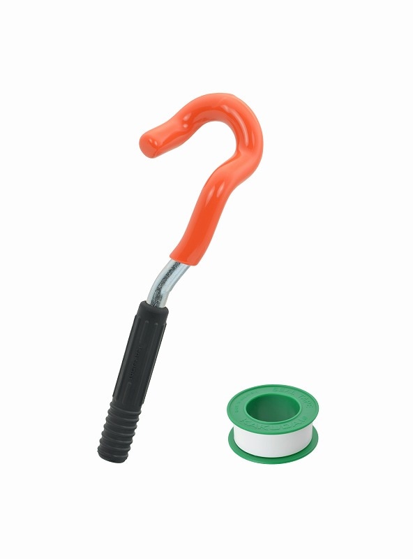 ▲GAONA ガオナ KAKUDAI カクダイ【GA-KH014】赤札見つけ 水栓取外しレンチセット 単水栓用 シールテープ付き (古い蛇口 交換 簡単) 