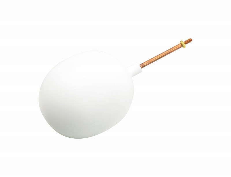 ▲GAONA ガオナ KAKUDAI カクダイ【GA-NG012】ボールタップ用ポリ玉セット (アーム付き トイレ修理 交換用) 