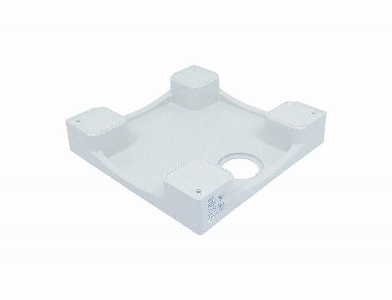 ▲GAONA ガオナ KAKUDAI カクダイ【GA-LF039】※洗濯機用防水パン 640×640mm 高さアップ (水滴から守る かさ上げ ホワイト) 