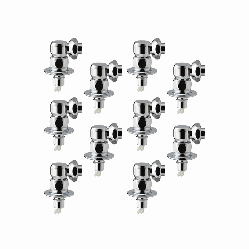 ▲GAONA ガオナ KAKUDAI カクダイ【GA-LB024】洗濯機用ニップル 水漏れ防止 ワンタッチ 10個入 原状回復 