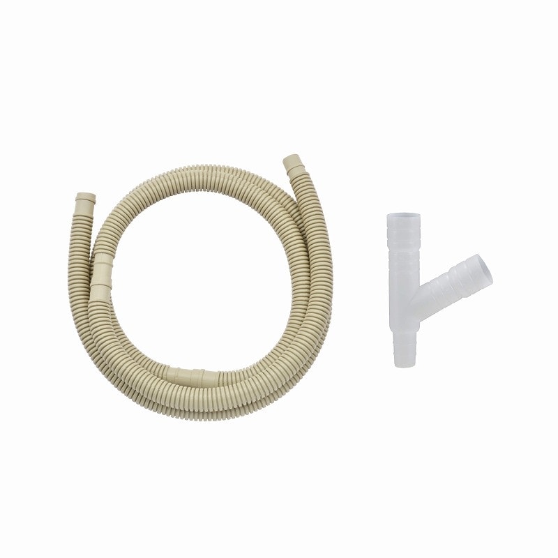 ▲GAONA ガオナ KAKUDAI カクダイ【GA-KW076】エアコンドレンホース合流キット Yジョイント 2本のホースをまとめる 分岐 すっきり 追加用ホース 