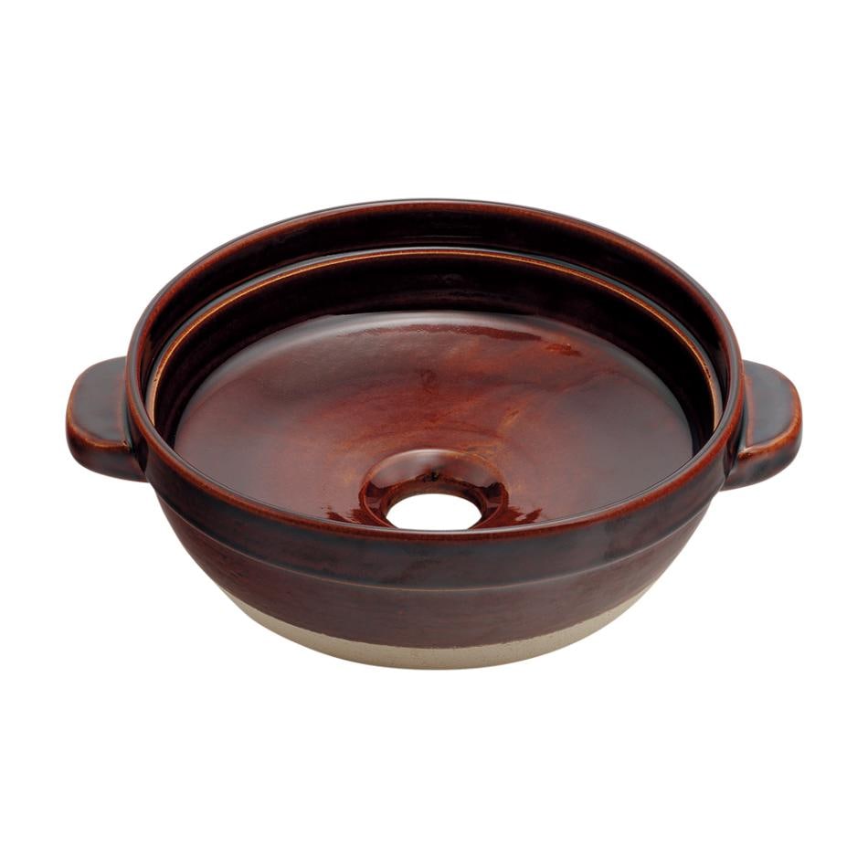 ▲KAKUDAI カクダイ【493-275-BR】※※メーカー直送のみ※ 土鍋手洗器 鰹節管理番号：1870