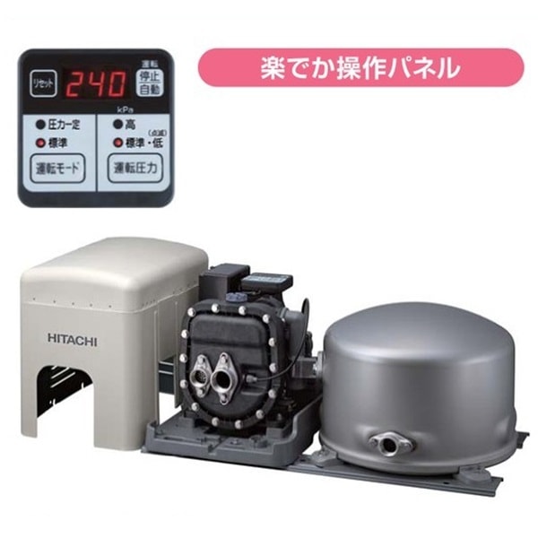 ▲日立 【CT-P600Y】※ タンク式 浅深両用自動ポンプ インバーターポンプ 楽でか操作パネル付 井戸用 管理番号3080