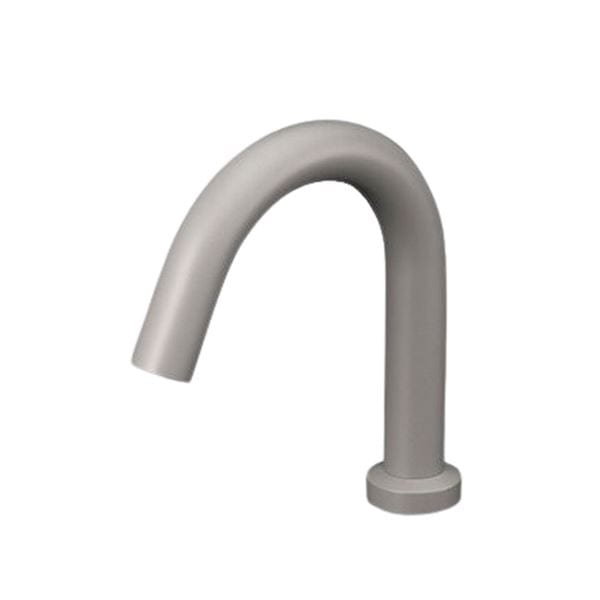 ▲KVK【E1700DLM6】センサー水栓 電池式　マットグレー　ロング 洗面化粧室