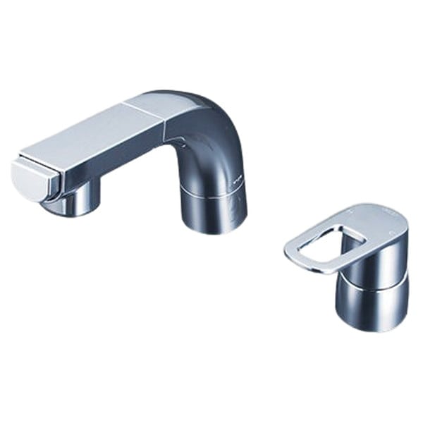 ▲KVK【FSL120DBET】シングル洗髪シャワー（eレバー）ウルトラファイインバブル発生器付 洗面化粧室