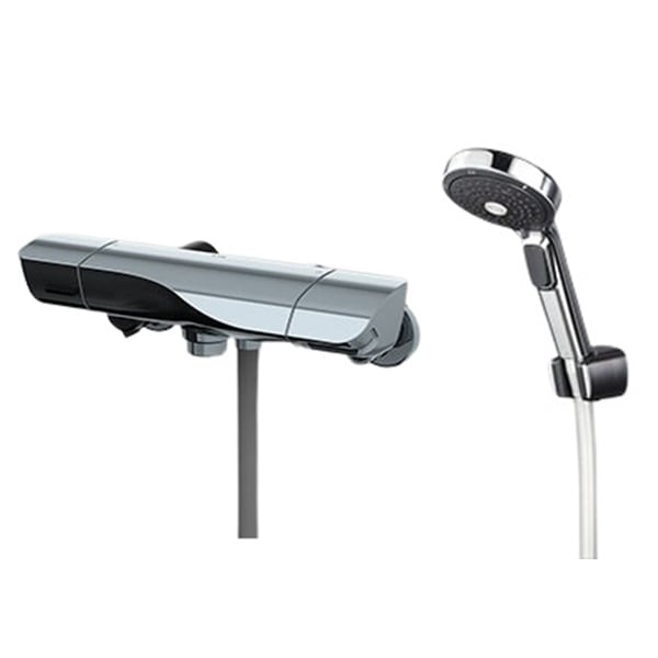 ▲KVK【FTB300K3WPHST】サーモスタット式シャワー 撥水 メッキ3wayワイドワンストップシャワー付 浴室