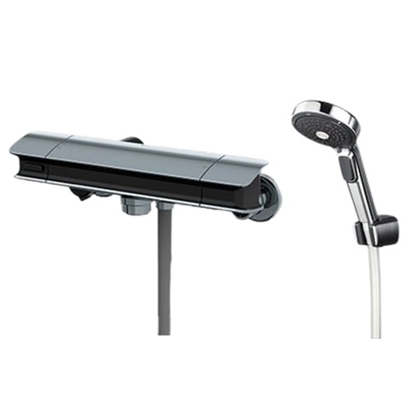 ▲KVK【FTB310K3WPHST】サーモスタット式シャワー 撥水 メッキ3wayワイドワンストップシャワー付 浴室