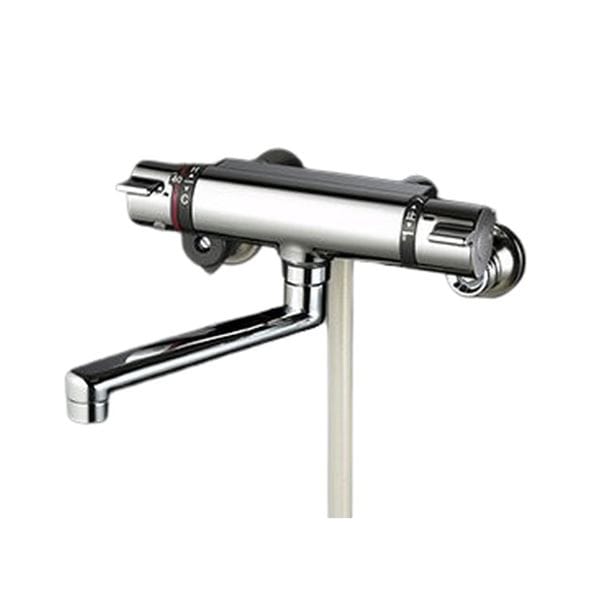 ▲KVK【KF800WTMHFS】サーモスタット式シャワー 撥水 メッキウルトラファインバブルシャワーヘッド付 寒冷地仕様 浴室