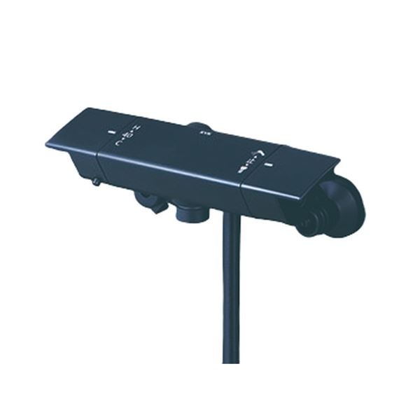 ▲KVK【KF3050MBHF】サーモスタット式シャワー マットブラック　ウルトラファインバブルシャワーヘッド付 浴室