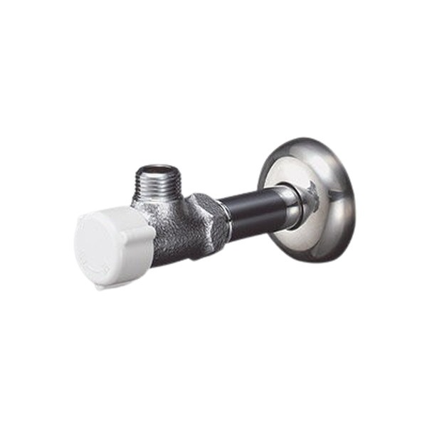 ▲KVK【KU320KN75】アングル形止水栓 銅パイプ・ナットなし 単水栓