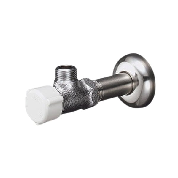 ▲KVK【KU320KSN75】アングル形止水栓ステンレス製給水管 銅パイプ・ナットなし 単水栓