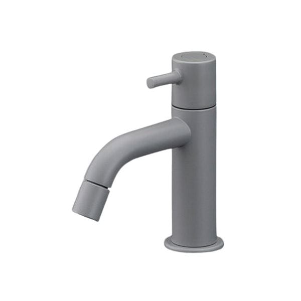 ▲KVK【LFK612X-M6】立水栓 単水栓 マットグレー 洗面化粧室