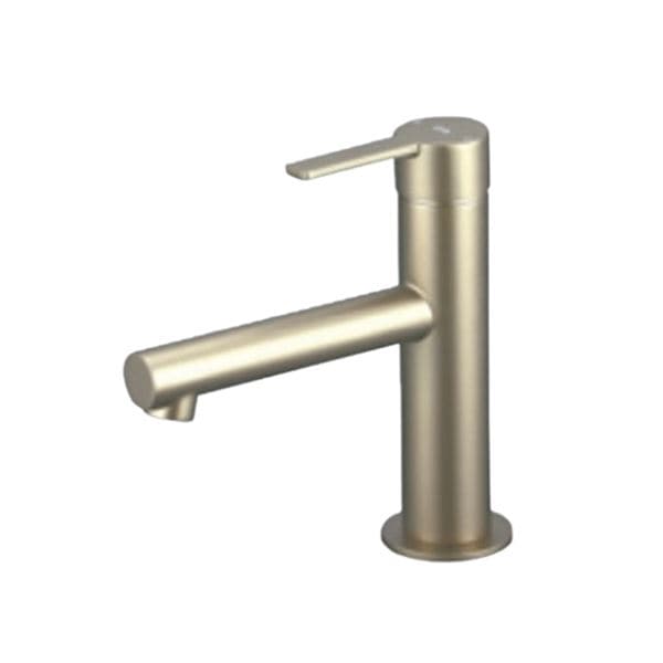 ▲KVK【MSL190DEBG】シングル混合栓 ブロンズゴールド ショート 洗面化粧室