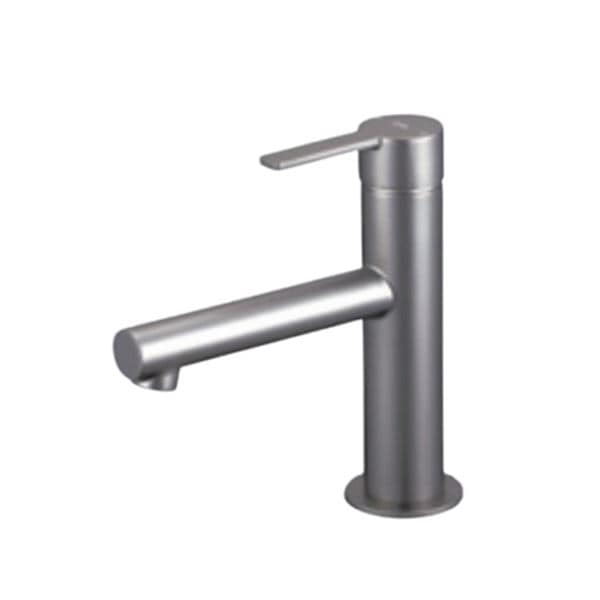 ▲KVK【MSL190DERG】シングル混合栓 アイアングレー 洗面化粧室