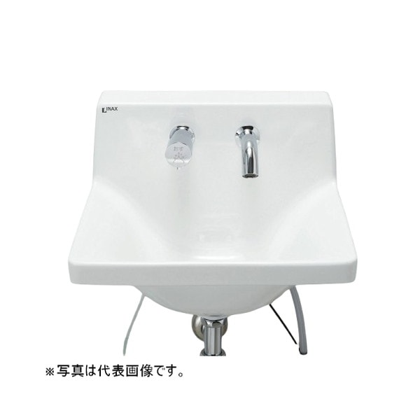 ♪LIXIL INAX【L-A951M2E】※※※メーカー直送のみ※ ハイバックガード洗面器 Mサイズ 単水栓 アクエナジー 壁給水 水石けん手動 管理番号：2580