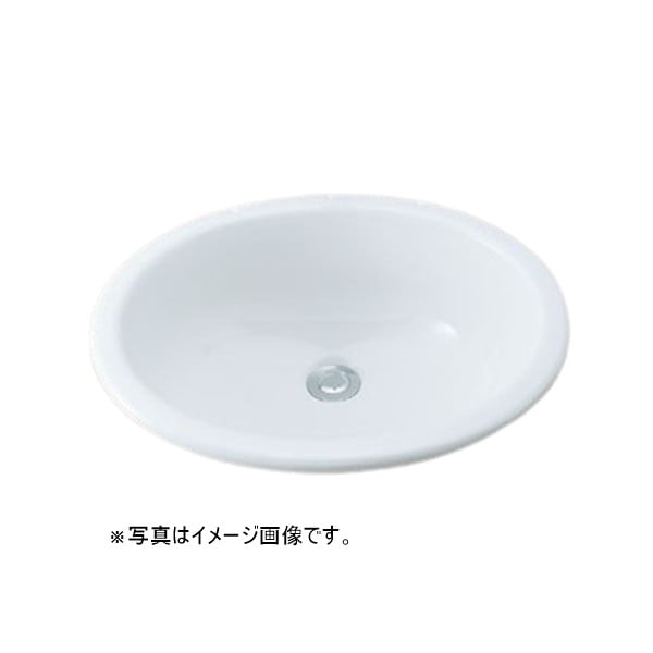 ♪LIXIL INAX【L-2292】※※※メーカー直送のみ※ はめ込みだ円形洗面器 BW1ピュアホワイト 受注生産品 管理番号：2580