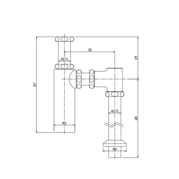 ♪LIXIL INAX【LF-708SAC-1】※ボトルトラップ 床排水タイプ Sトラップ
