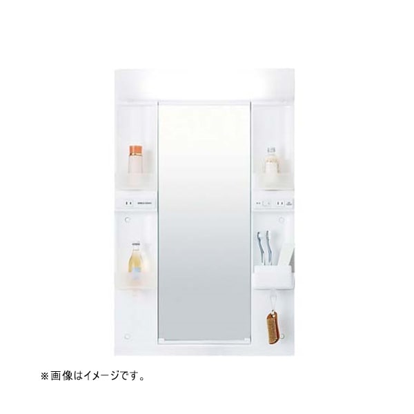 ♪LIXIL INAX【MARE-601XS】※※※メーカー直送のみ※ ミラーキャビネット 間口600mm LED照明 全高1,900mm用 1面鏡 収納付 ピアラ 管理番号：2640