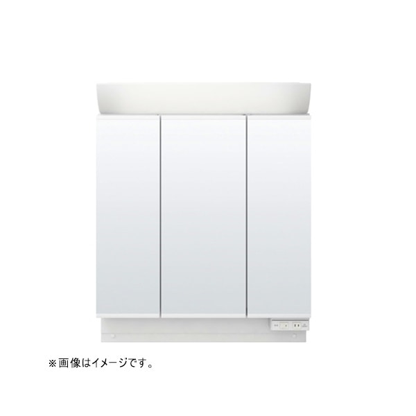 ♪LIXIL INAX【MAR2-753TXSU】※※※メーカー直送のみ※ ミラーキャビネット 間口750mm 3面鏡 全高1,900mm LED照明 全収納 管理番号：2640