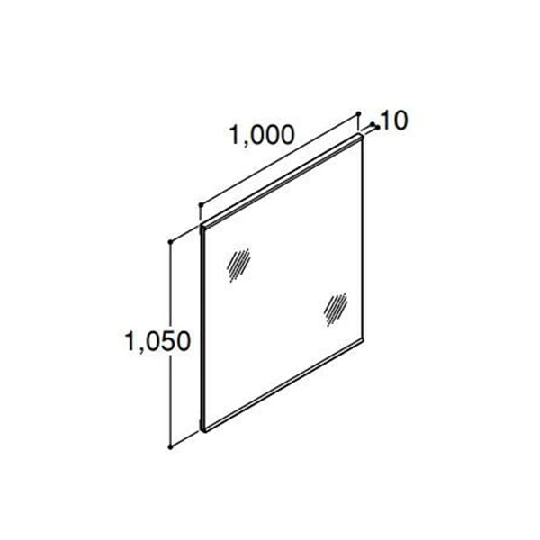 ♪LIXIL INAX【MDCX-1001X】※※※メーカー直送のみ※ ミラーキャビネット 間口1000mm 管理番号：2640