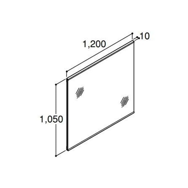 ♪LIXIL INAX【MDCX-1201X】※※※メーカー直送のみ※ ミラーキャビネット 間口1200mm 管理番号：2640