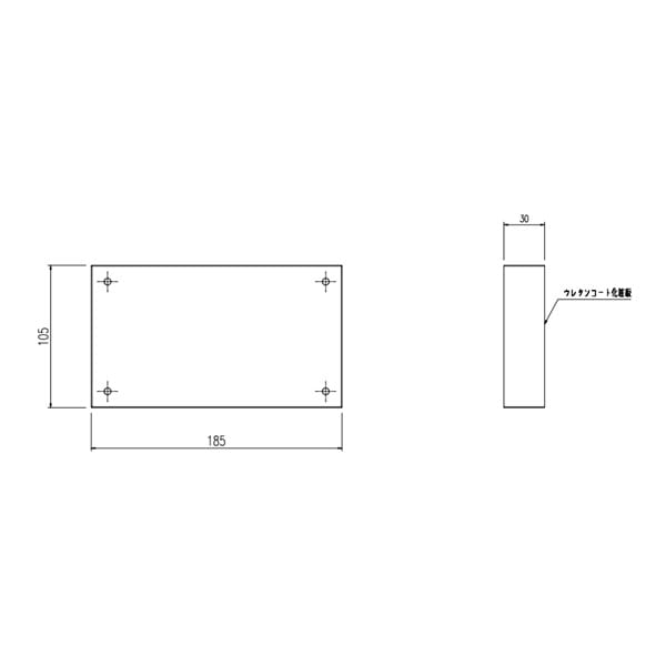 ♪LIXIL INAX【BB-KPS-B45】※機器固定パネルセット 床給水 部材